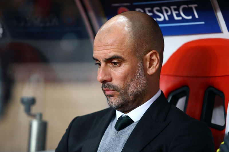 Pep Guardiola byl po utkání zklamaný.