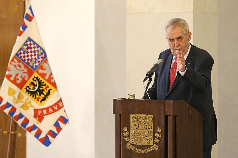 Prezident Miloš Zeman.