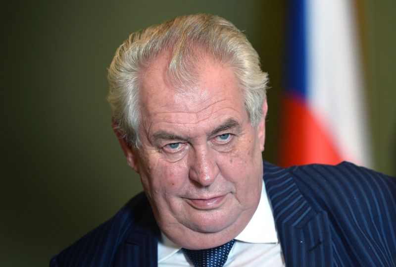 Prezident republiky Miloš Zeman.