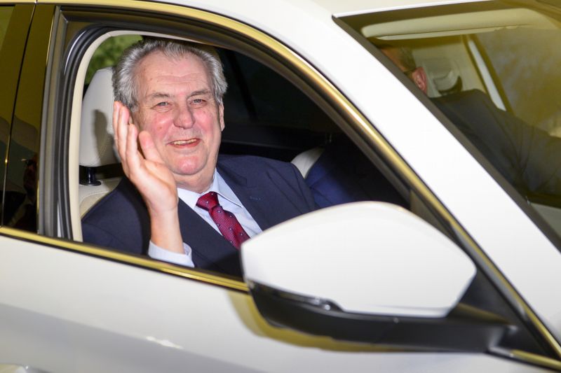 Prezident republiky Miloš Zeman.