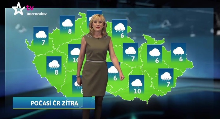 Nejlepší počasí s moderátorkou Štěpánkou Duchkovou. Nejlepší počasí s moderátorkou Štěpánkou Duchkovou.