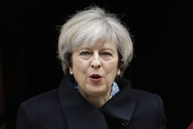 Britská premiérka Theresa Mayová.