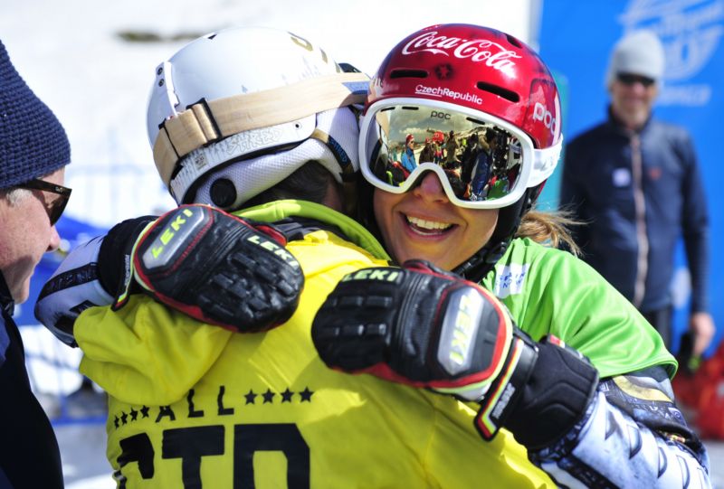 Česká snowboardistka Ester Ledecká. Česká snowboardistka Ester Ledecká.