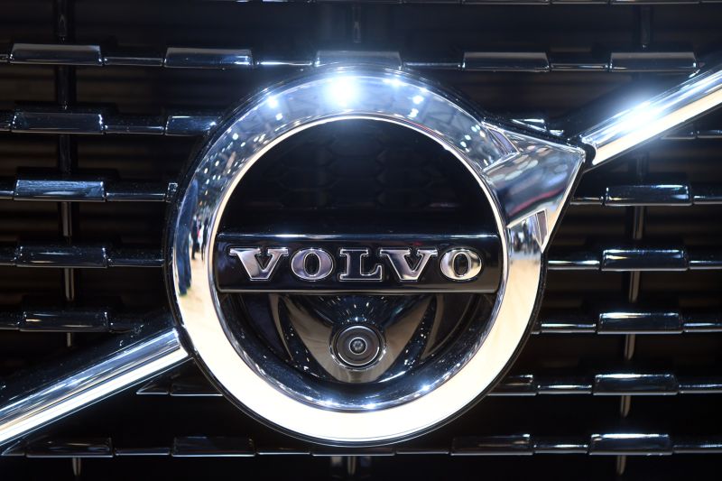 Logo značky Volvo.