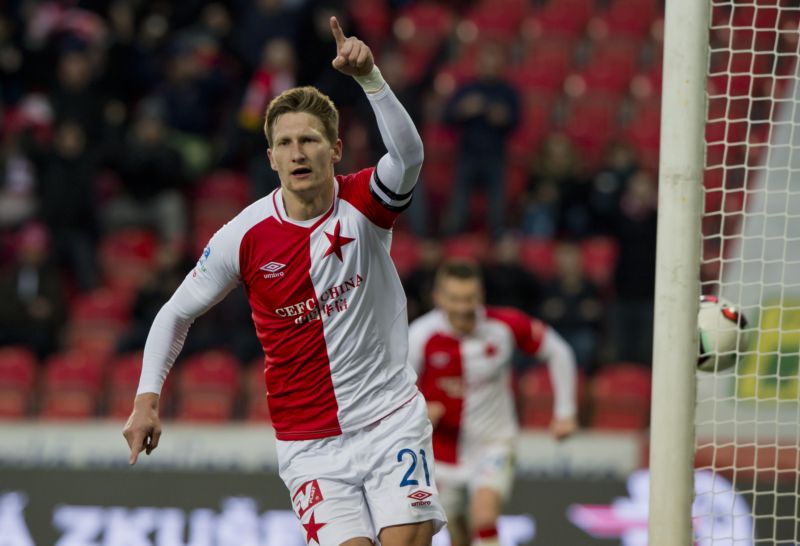 Slavia bude o víkendu hájit první místo v ligové tabulce.