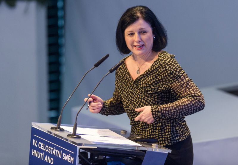Eurokomisařka Věra Jourová.