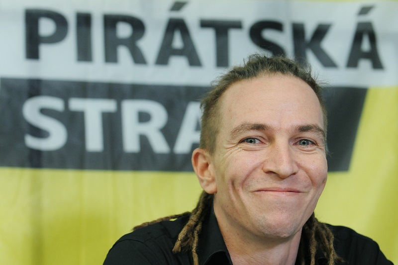Předseda České pirátské strany Ivan Bartoš.