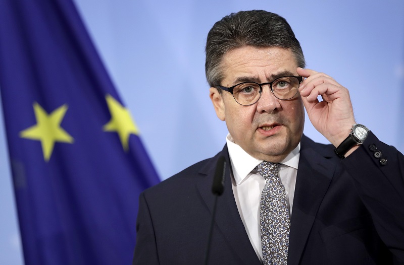 Německý ministr zahraničí Sigmar Gabriel.