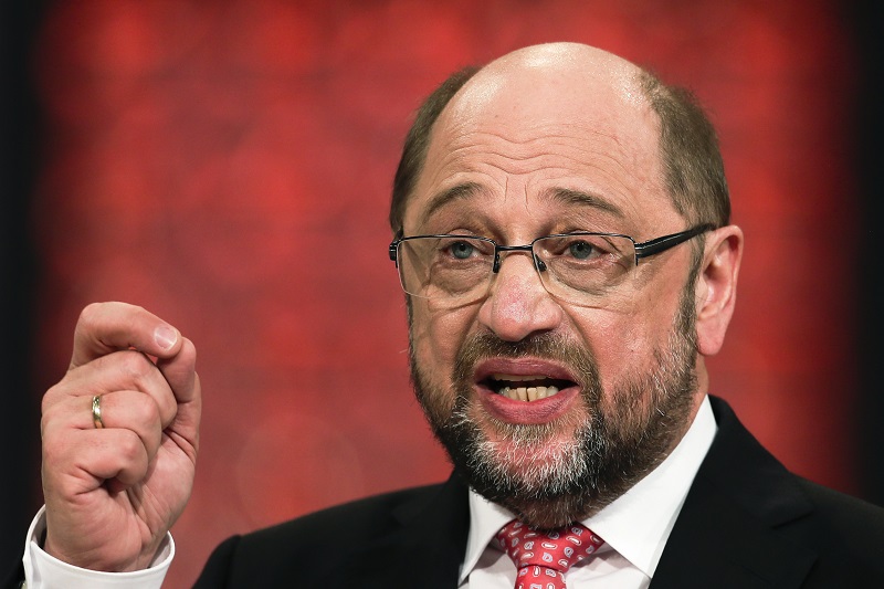 Kandidát německé sociální demokracie na kancléře Martin Schulz.