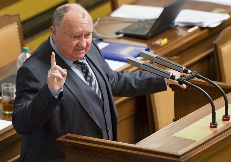Poslanec ČSSD a někdejší ministra kultury Vítězslav Jandák.