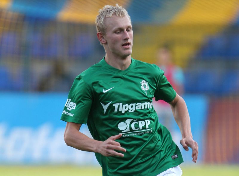 Jablonecký fotbalista Ondřej Mihálik. Jablonecký fotbalista Ondřej Mihálik.