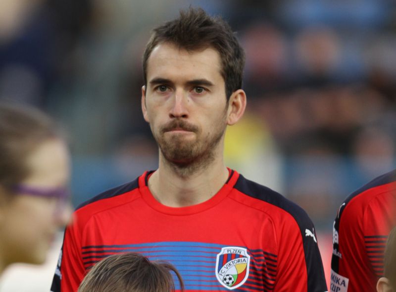 Tomáš Hořava v dresu Viktorie Plzeň.