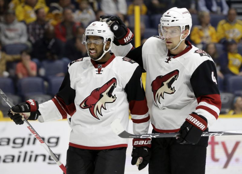 Obránce Arizony Zbyněk Michálek se vrací do NHL. Obránce Arizony Zbyněk Michálek se vrací do NHL.