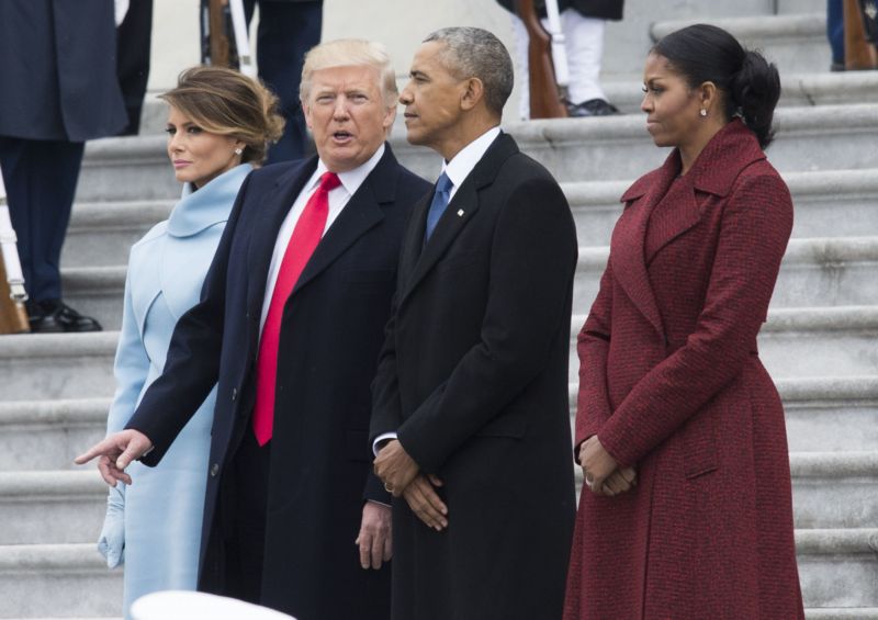Barack Obama a Donald Trump.