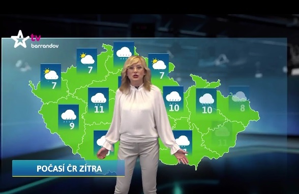 Nejlepší počasí s moderátorkou Štěpánkou Duchkovou. Nejlepší počasí s moderátorkou Štěpánkou Duchkovou.