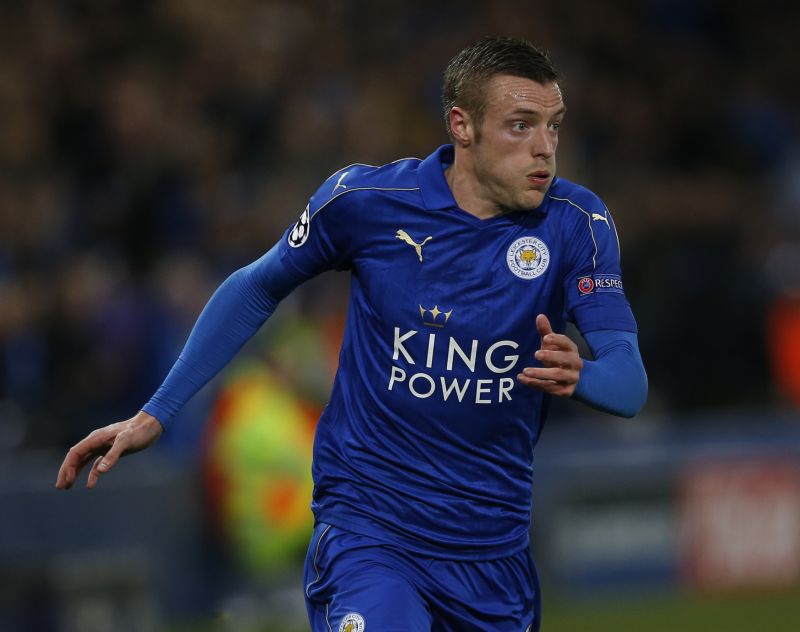 Útočník Leicesteru Jamie Vardy.