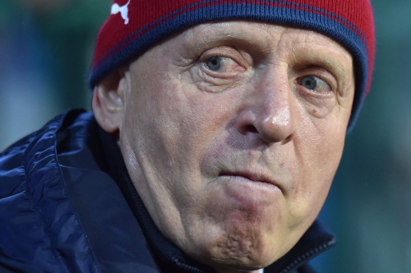 Trenér fotbalové reprezentace Karel Jarolím.