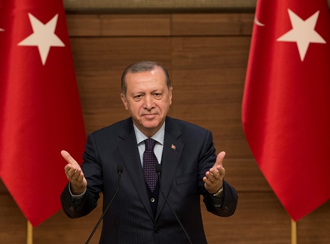  Turecký prezident Recep Tayyip Erdogan.
