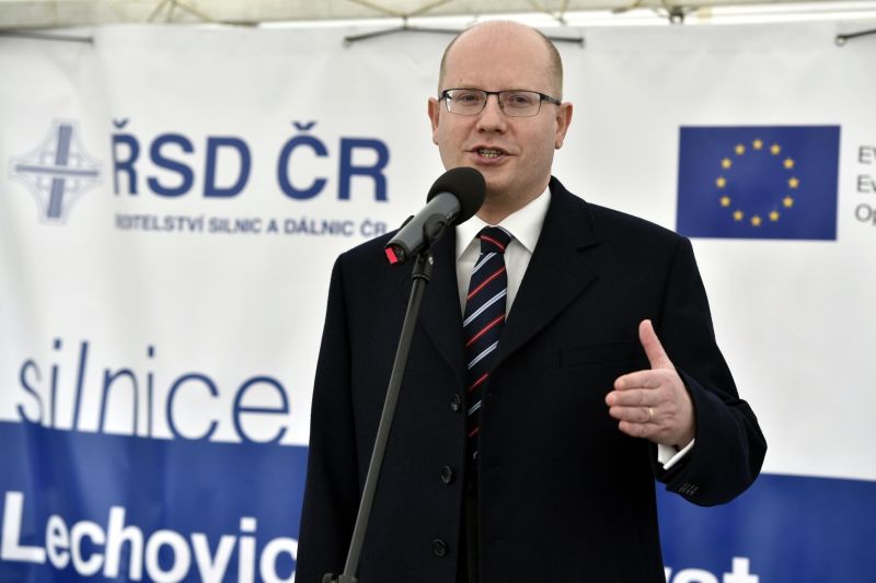 Premiér Bohuslav Sobotka. 