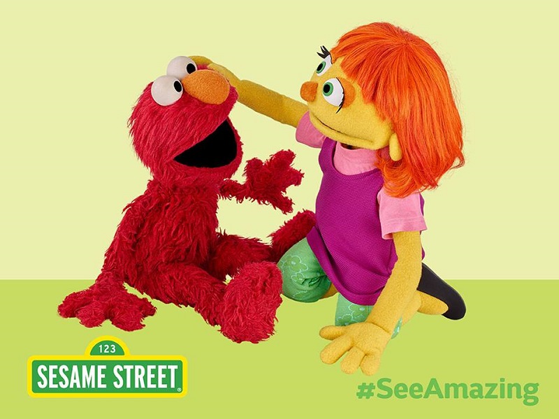 Julia a Elmo.