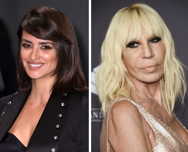 Penélope Cruz a Donatella Versace.