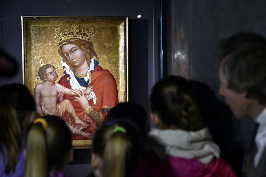 Gotický obraz Madony z Veveří.