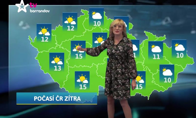 Moderátorka Štěpánka Duchková. Moderátorka Štěpánka Duchková.