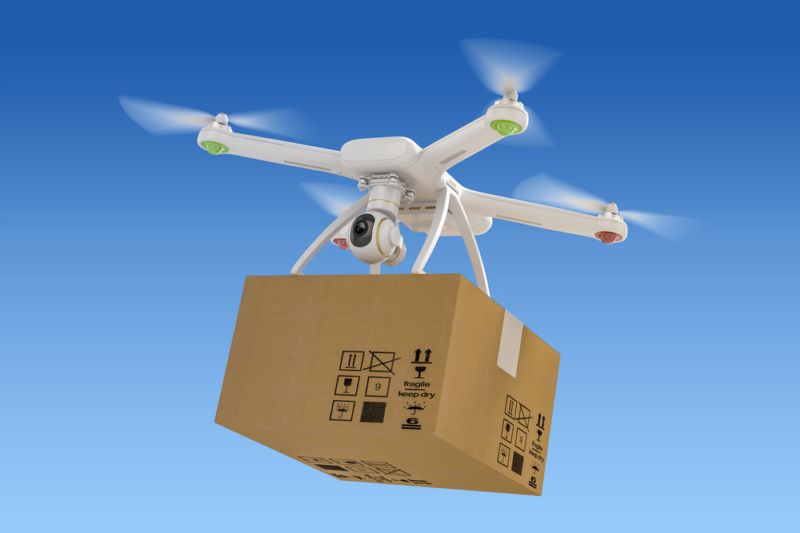 Doručovací dron (ilustrační foto).