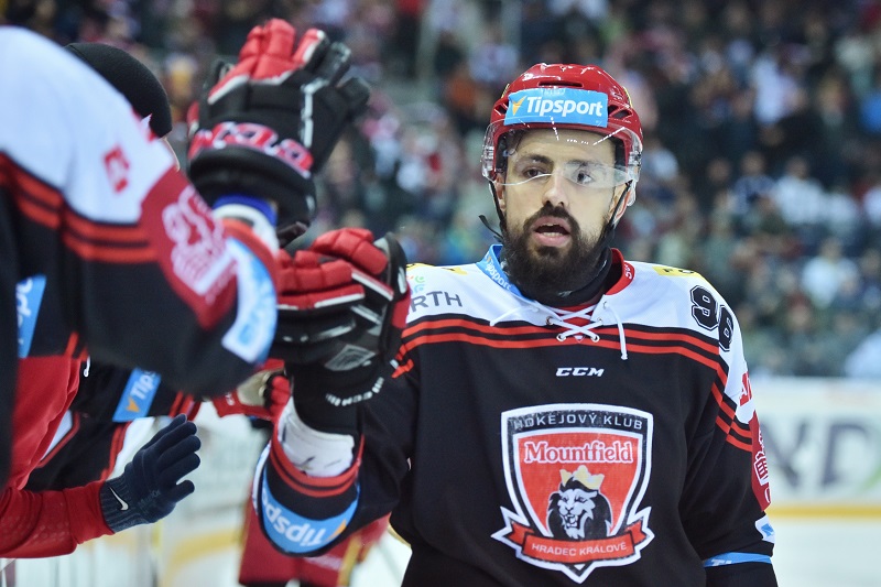 Hokejový točník Hradce Králové Richard Jarůšek.