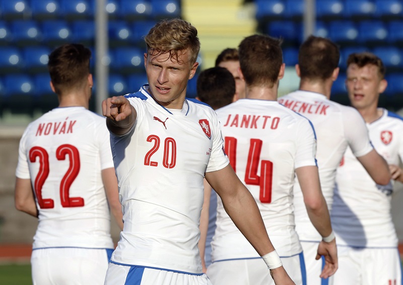 Záložník fotbalové Slavie Antonín Barák.