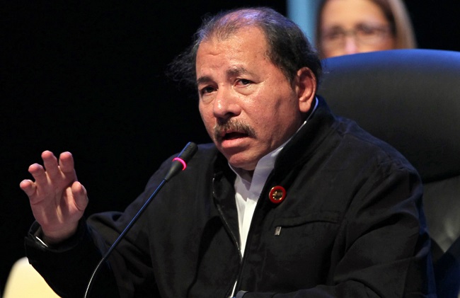 Nikaragujský prezident Daniel Ortega.