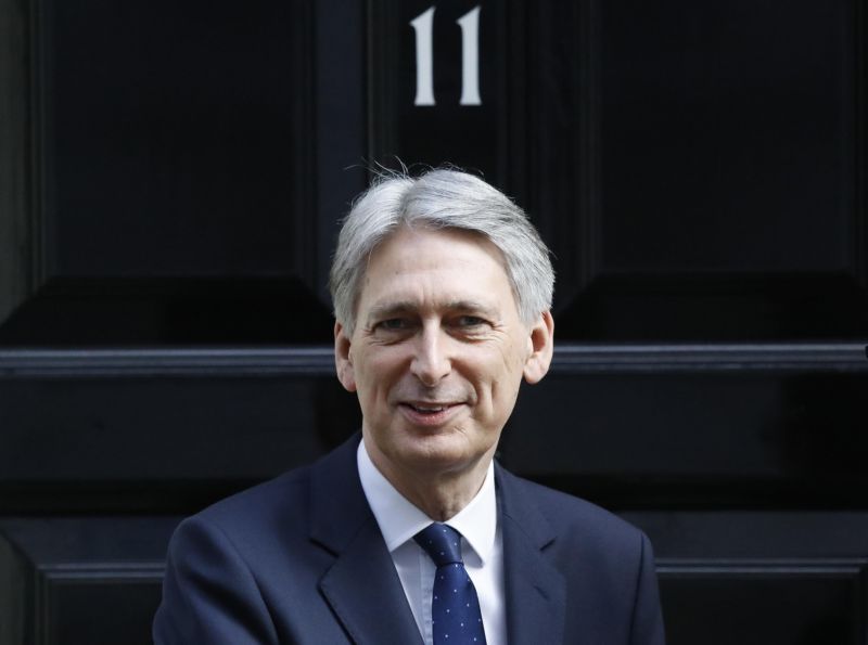 Britský ministr financí Philip Hammond.