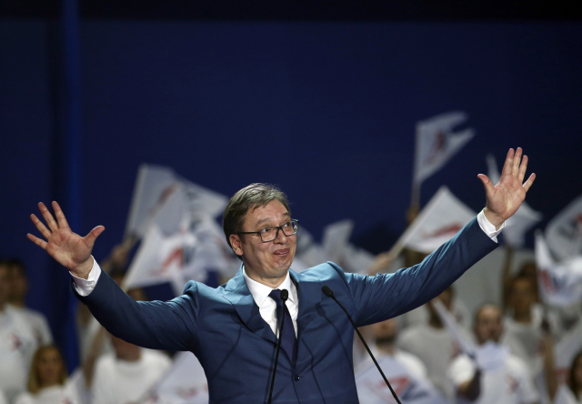 Premiér Aleksandar Vučić.