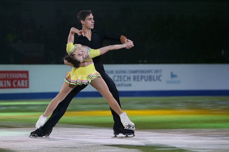 Krasobrušlaři Anna Dušková a Martin Bidař