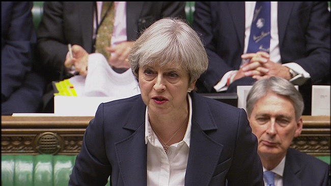 Britská premiérka Theresa Mayová.
