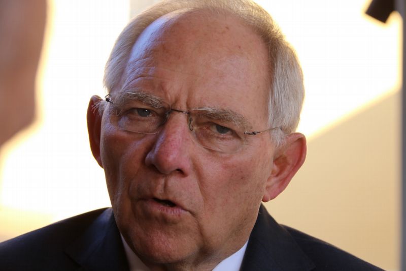 Německý ministr financí Wolfgang Schäuble.