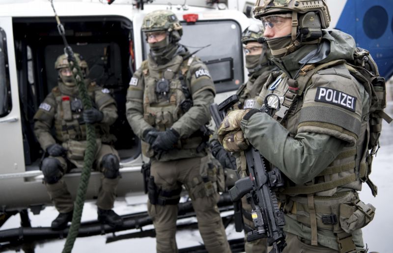 Speciální jednotka německé policie (ilustrační foto).