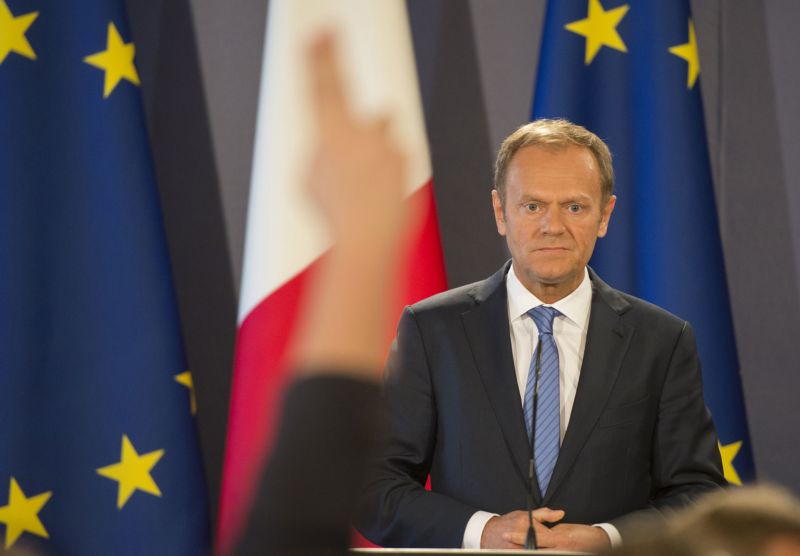Předseda Evropské rady Donald Tusk.