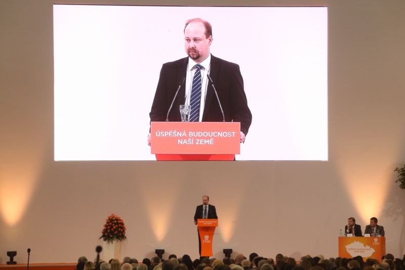 Jeroným Tejc na sjezdu ČSSD.