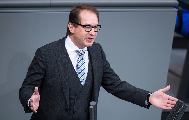 Německý ministr dopravy Alexander Dobrindt.
