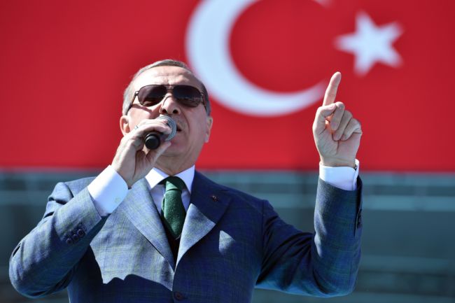 Recep Tayyip Erdogan.