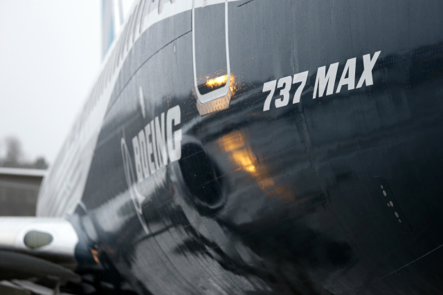 Letoun 737 Max.