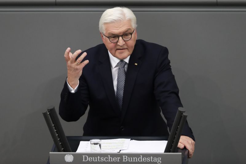 Německý prezident Frank-Walter Steinmeier.