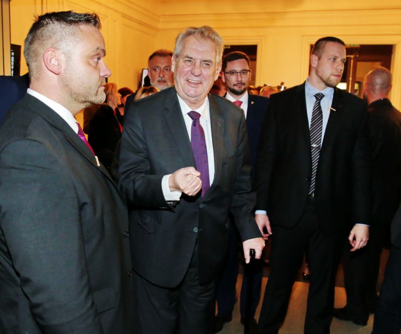 Prezident republiky Miloš Zeman.