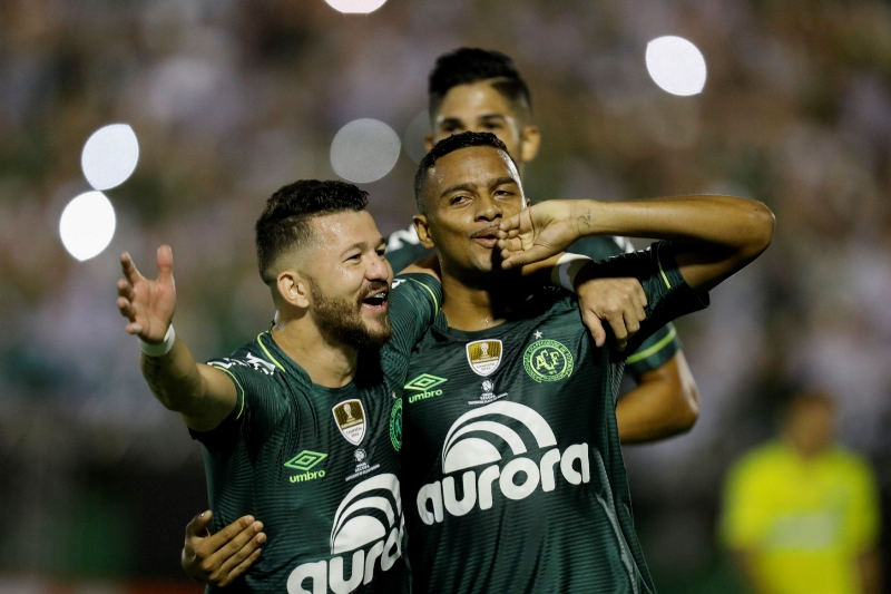 Hráči Chapecoense se mohli radovat. Hráči Chapecoense se mohli radovat.