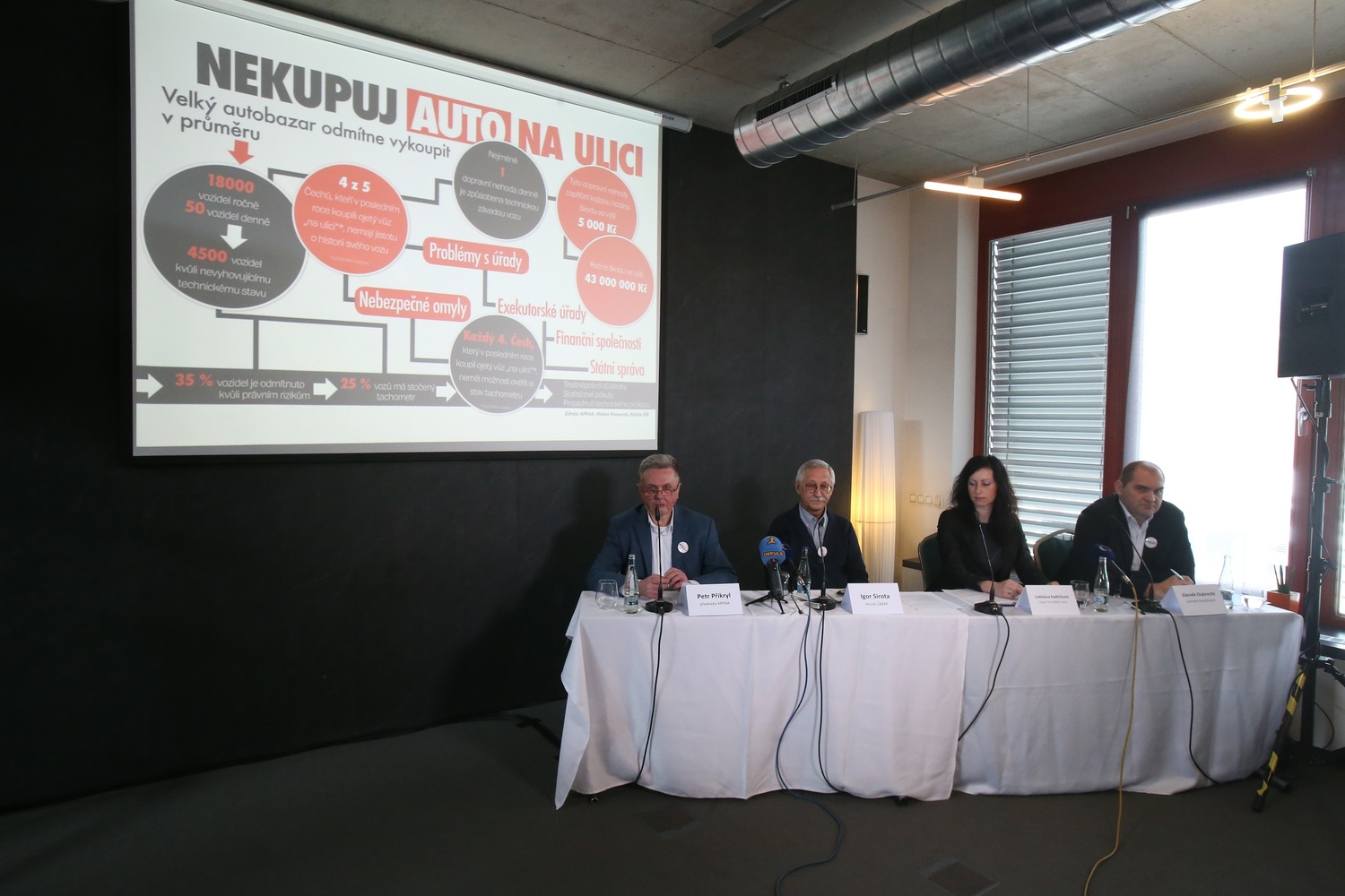 Tisková konference k Nekupuj auto na ulici.
