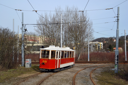 Historický vlečný vůz z Ringhofferovy továrny z roku 1926.