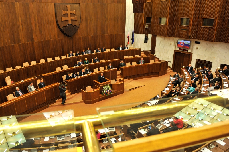 Slovenský parlament.