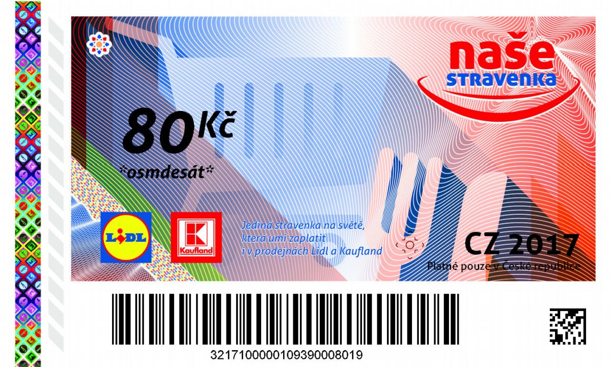 Nová stravenka.