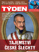 Aktuální obálka časopisu TÝDEN. 